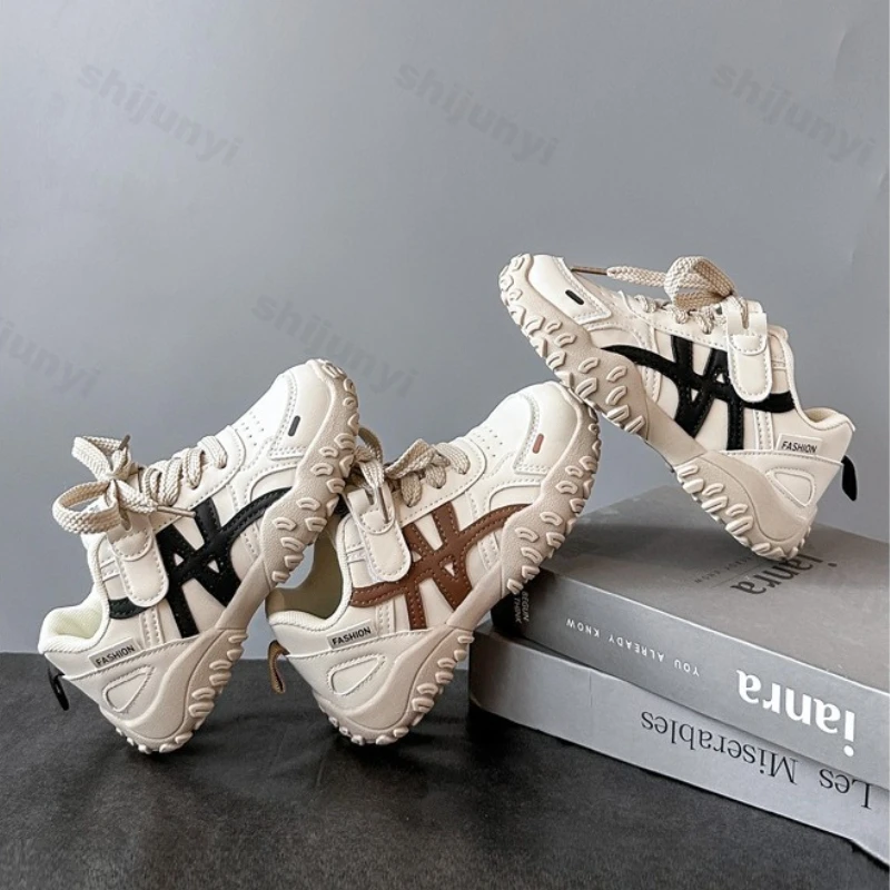 Children's Sneakers 2025 Spring Autumn New Girls Outdoor Non Slip Running Shoes Comfortable Soft Sole Fashion Boys' Casual Shoes