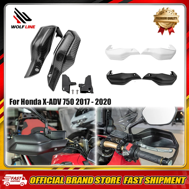 WOLFLINE Motorcycle Hand Guard For Honda X-ADV 750 2017 - 2020 X-ADV750 Handguard Protector Handlebar Protection Windshield