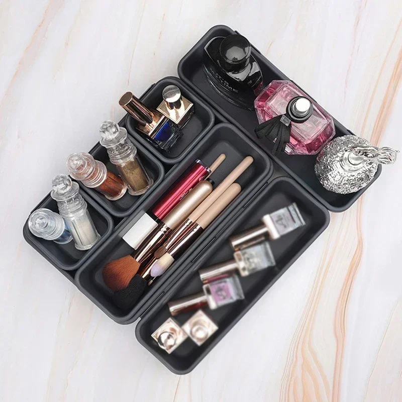 8pcs Drawer Organizers Household Dustproof Desk Stationery Storage Box Women Makeup Organizer for Kitchen Bathroom Accessories