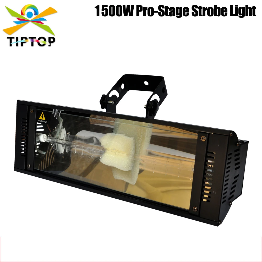 

TIPTOP 1500W Strobe Light White Color 0-100% Dimmer Flash Speed Adjustable Manual Switch/ DMX512/Auto Control 3PIN XLR