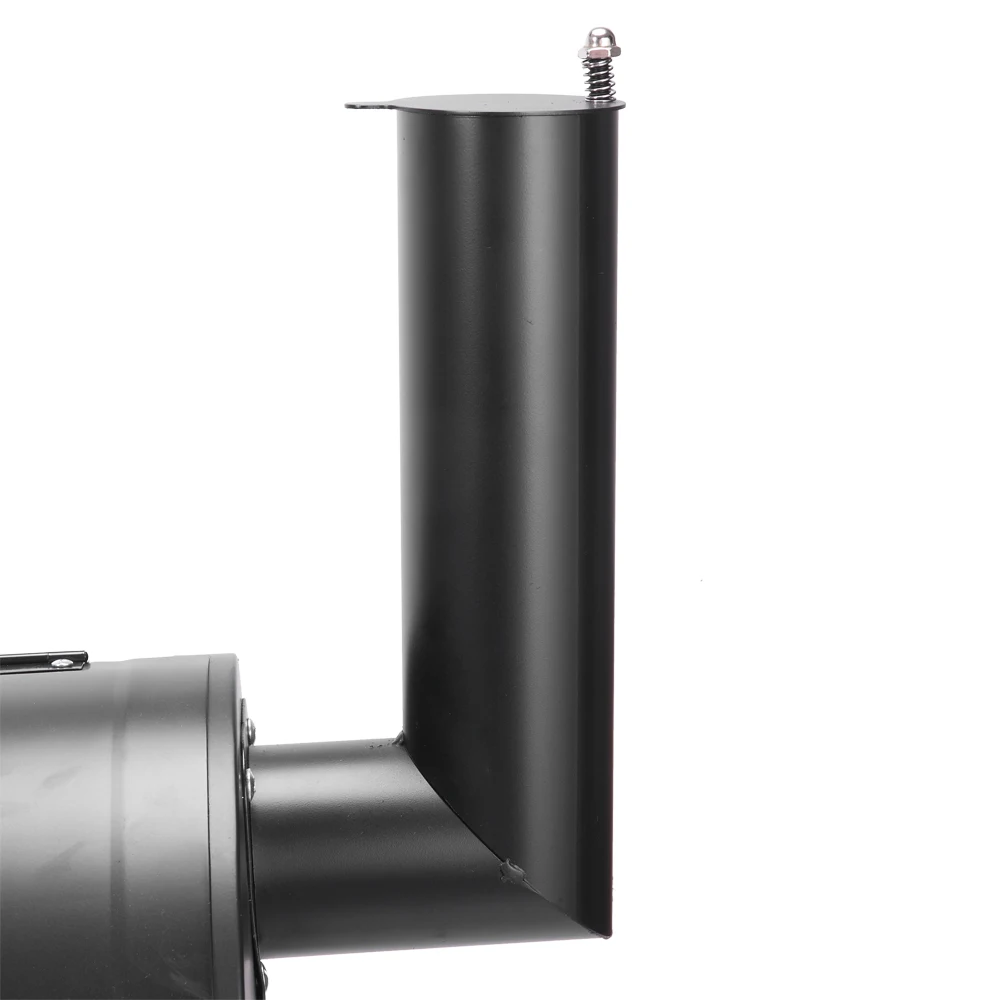 

44 * 25 * 44In black, double furnace with chimney, oil barrel shape, carbon oven