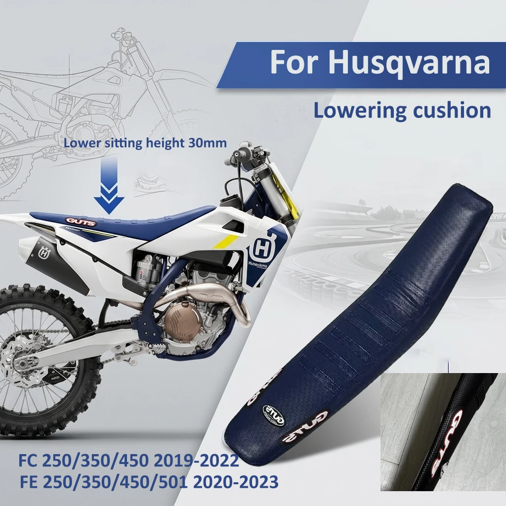

For 2019-2023 Husqvarna Lowering Cushion Motocross Lowering Cushion Lowering Seat Height FE FC 250/350/450/501