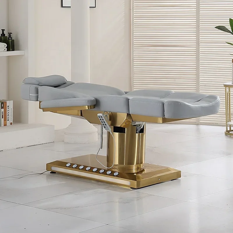 2026 Luxury  Electric Waxing Treatment Eyelash Extension Guangdong Hydro Massage Table Cosmetic Lash Bed Beauty Salon Beauty Bed
