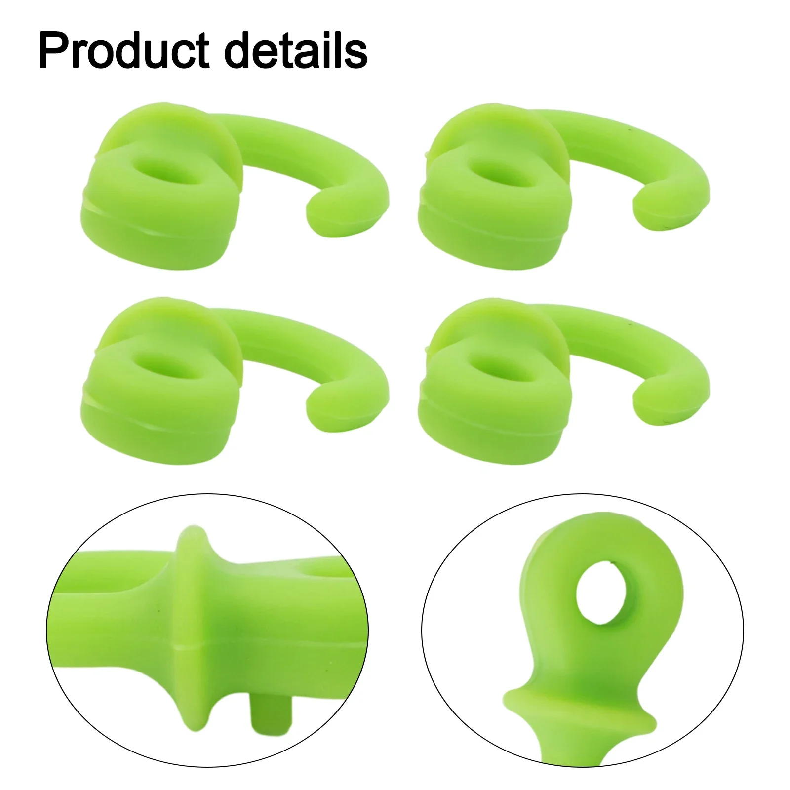 4/8pcs Strings  Wear-resistant  Soft Rubber For Stabilizer  For Monkey Tail Compound Dampener Soft Silicone Hook  Accessories