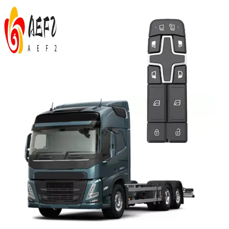 

AEF2-For Volvo FH FM 1998-2013 TRUCKS Front Left Car Electric Power Window Control Switch Button 22154235