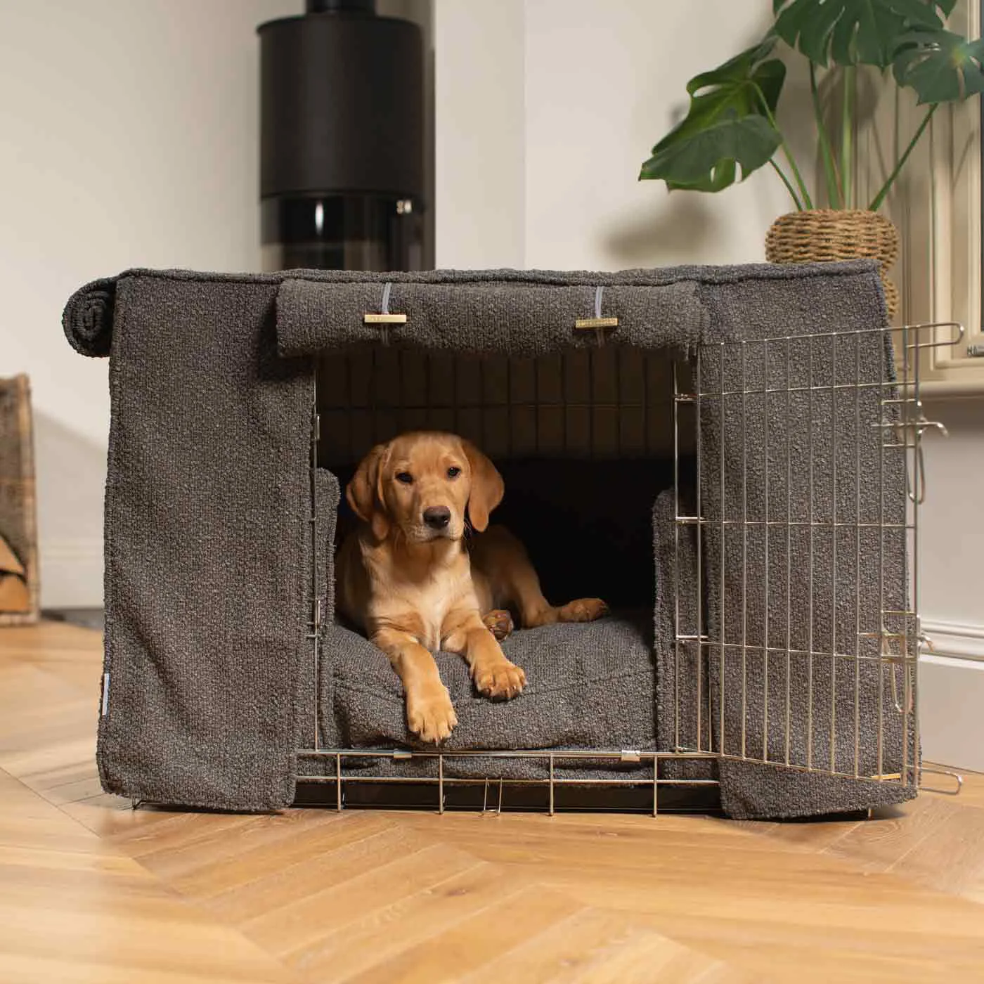 (Excluding cage) Outdoor Large Dog Cage Thermal Insulation Cover Pet Cage Warm Cover Windproof Waterproof for Outdoor Pet Kennel