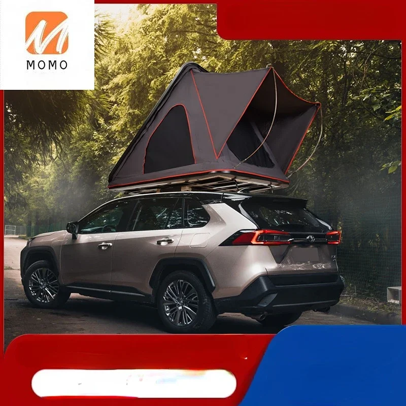 ABS Triangle Hard Shell Universal 3-4 Person Camping Travel Outdoor Roof Top Car Tent