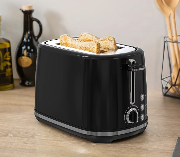 spitter driver stainless steel toaster toaster two pieces double-sided baking automatic power failure