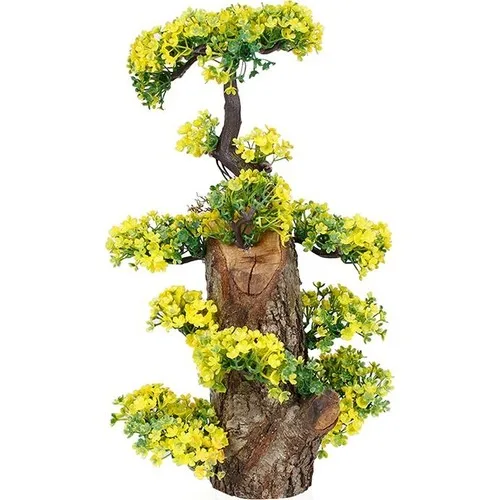 Çiçekmisin Long Kütükte Miniature Artificial Tree