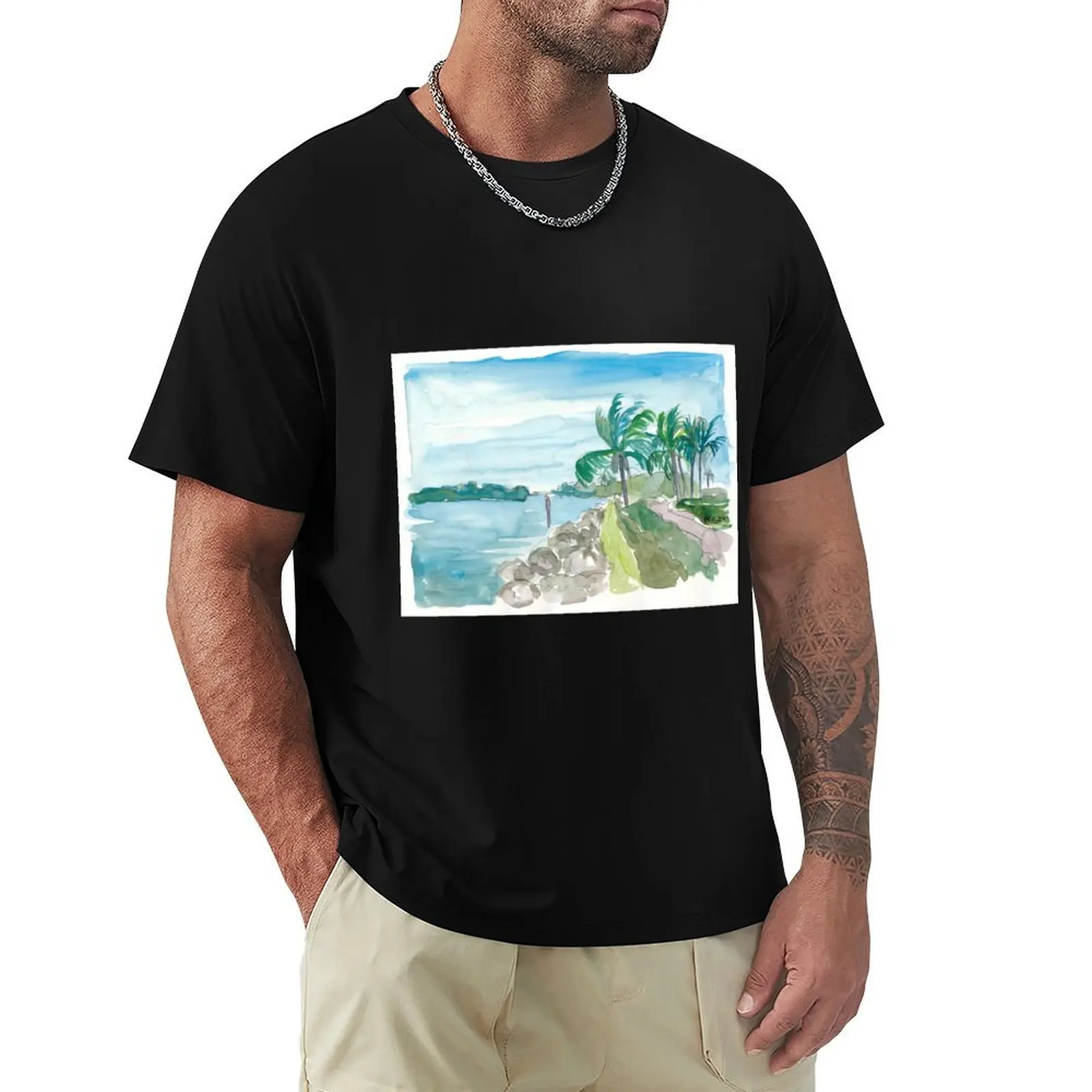 Florida Keys Waterways near Marathon T-Shirt t shirt man plain T-Shirt