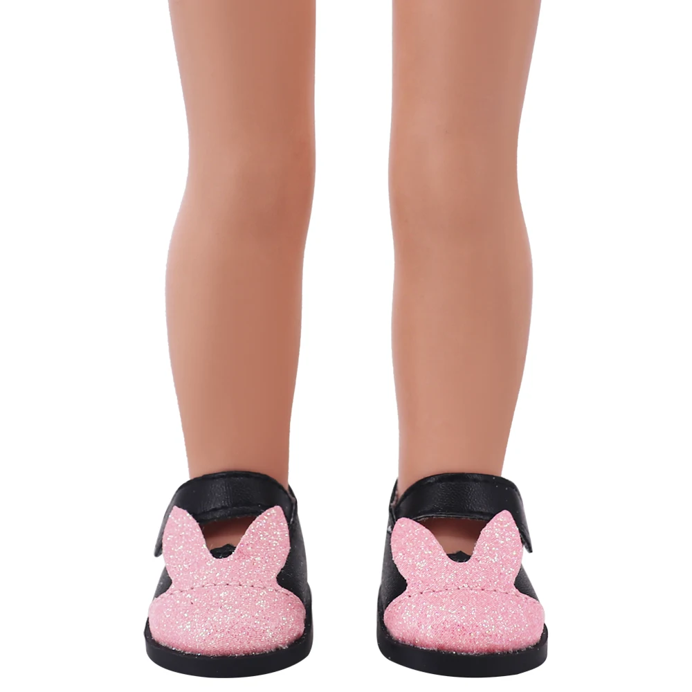 Nenuco-Parche Kawaii para zapatos de muñeca, accesorio de ropa con orejas y setas para Wellie Wisher de 14 pulgadas y Paola Reina de 32-34cm, 25cm,