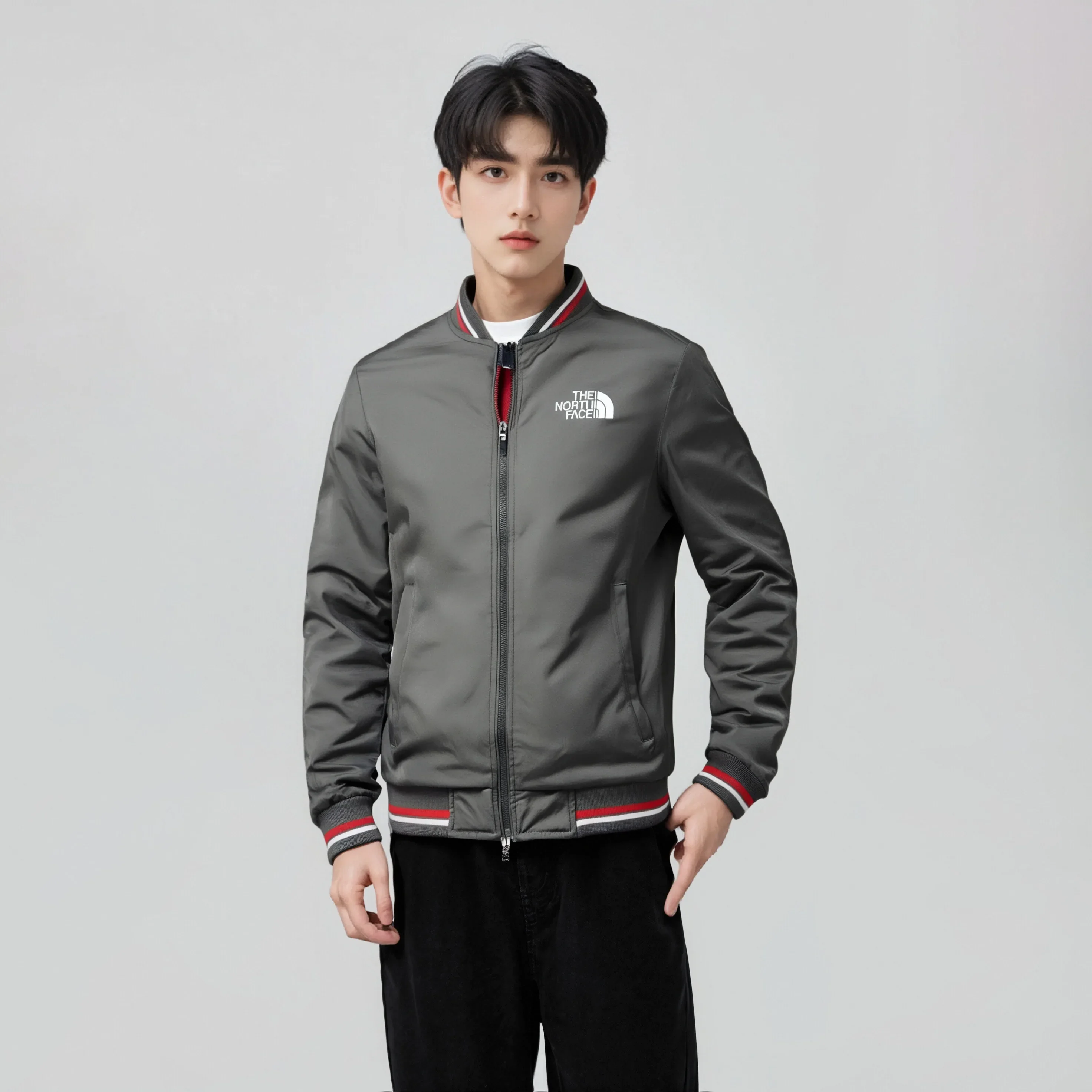 

New outdoor sports windproof, waterproof, sun protection, hat-free slimming jacket for men's casual multi-function jacket woven