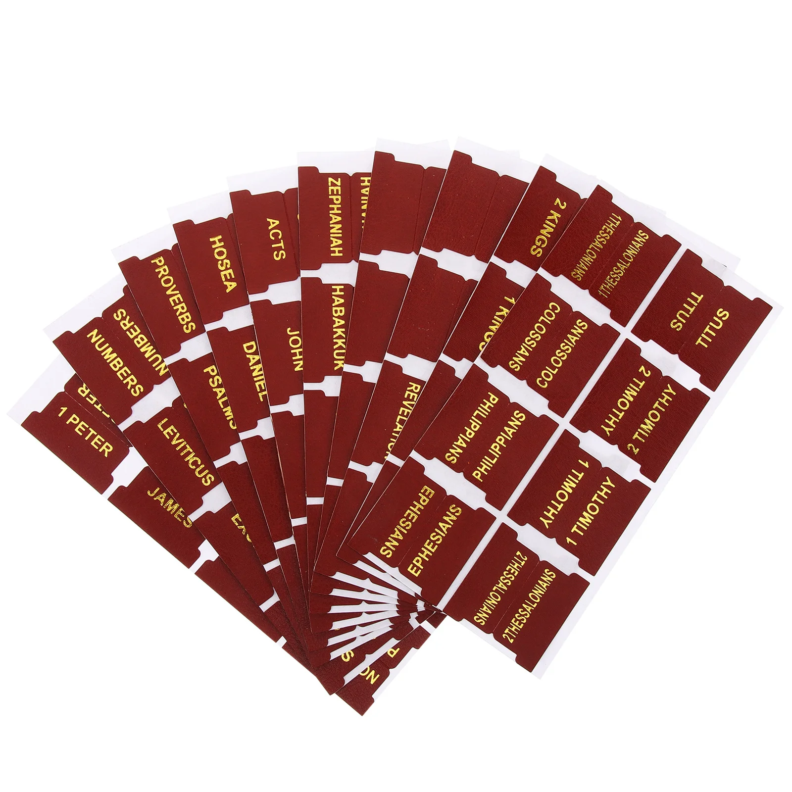 1 conjunto de abas para livros da bíblia, material com design criativo, excelente acabamento, material de estudo, guias da bíblia, acessórios para livros