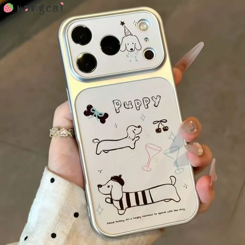 Чехол для телефона Realme GT8 Pro GT 7T GT6 6T Neo 7X 6 SE P4 P3 Lite Speed V70S V25 V23i V11S V13 V5 с мультяшным щенком, матовый