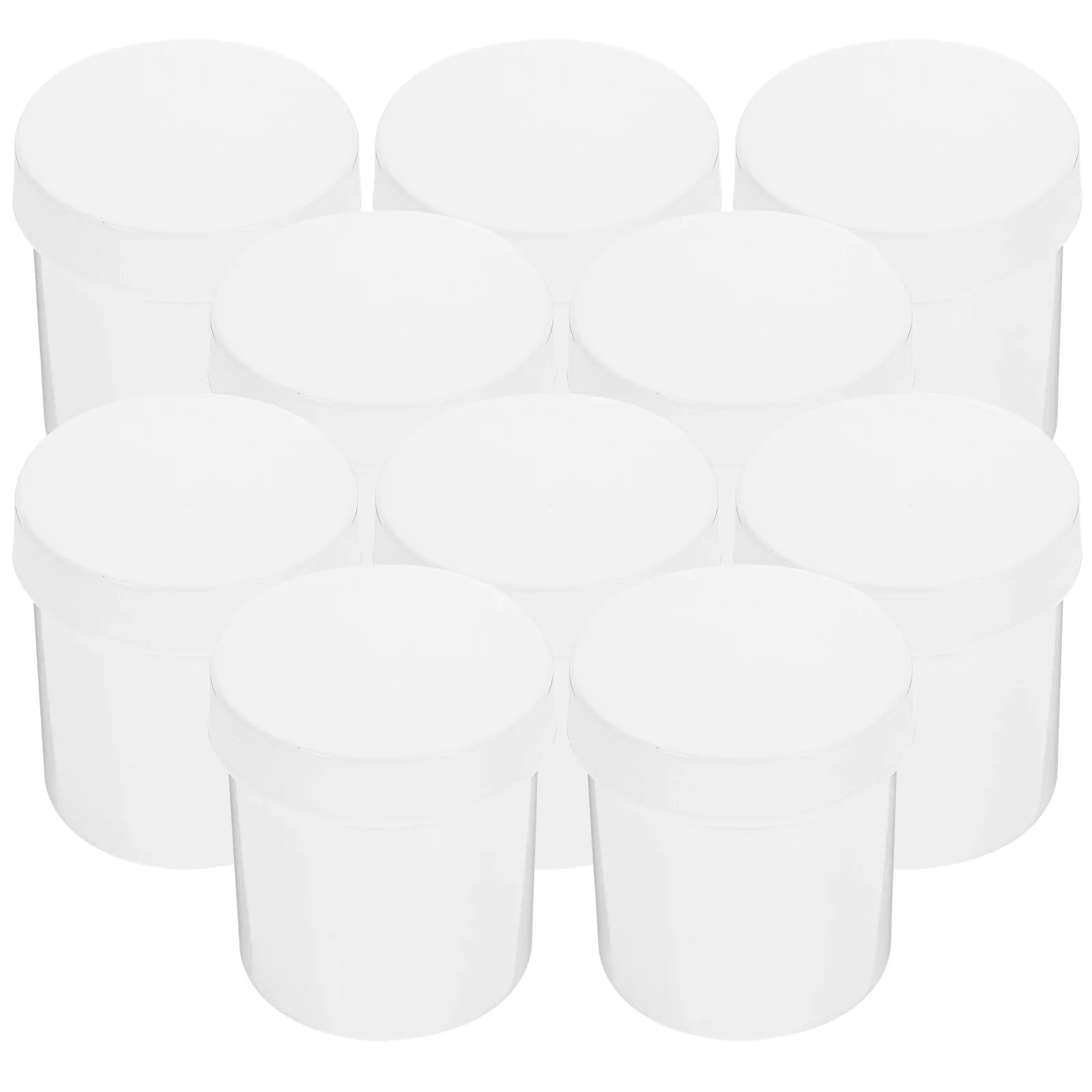 10Pcs Travel Pill Organizer Box 100Ml Medicine Storage Container Lid Moisture Resistant Pad Compact Lightweight