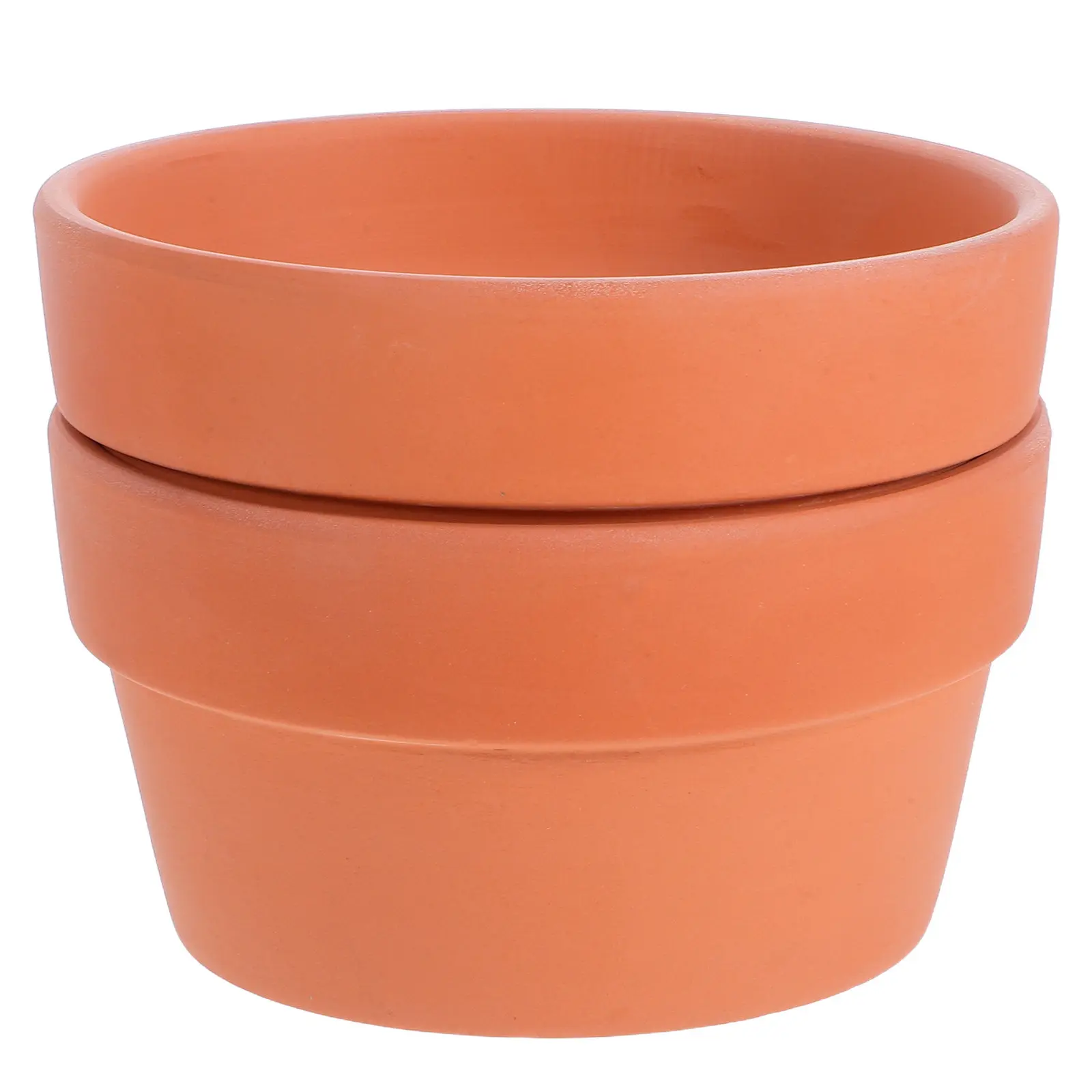 2Pcs Terracotta Planter Pot Sustainable Terracotta Material Stimulates Root Growth Thriving Plants Modern Timeless Design Gift