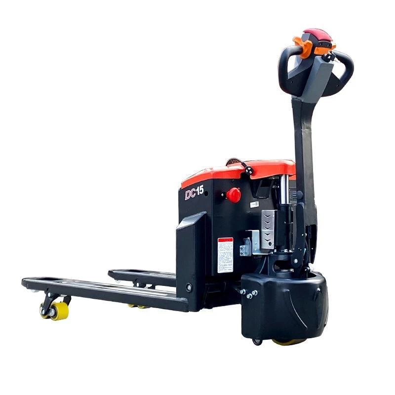

Walking lithium battery electric truck hydraulic forklift