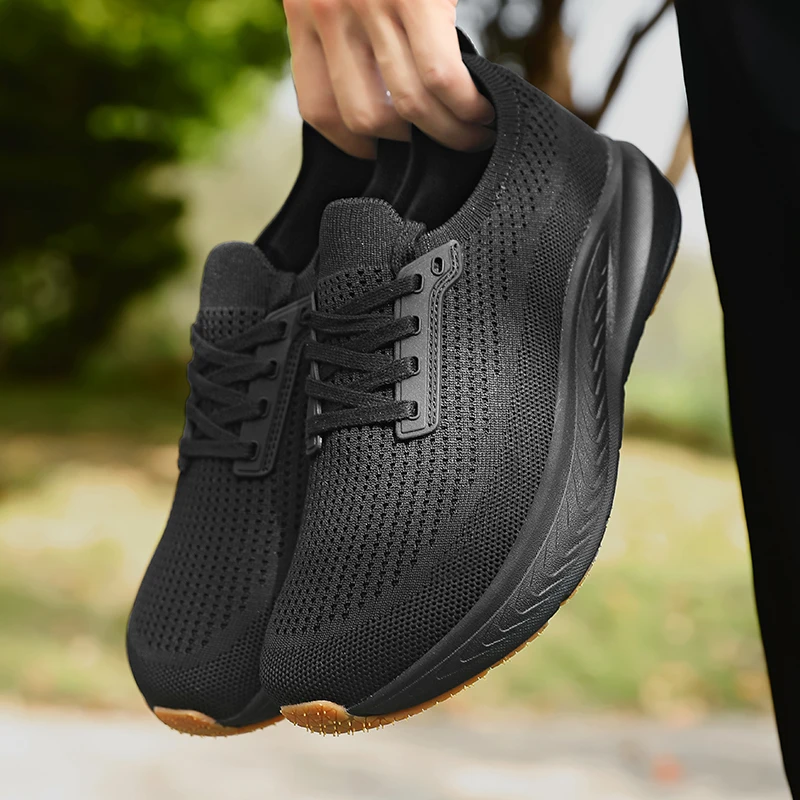 واسعة تو صندوق أحذية بيرفوت للرجال في الهواء الطلق أحذية مشي الانزلاق على حذاء كاجوال الرجال أحذية مشي رجل احذية الجري أحذية رياضية #2