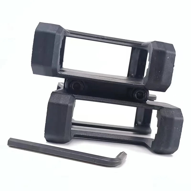 مقرنة مجلة Airsoft التكتيكية - تصميم مجوف بمشبك مزدوج من النايلون خفيف الوزن وسهل التركيب ومتين لتصوير لعبة CS #1