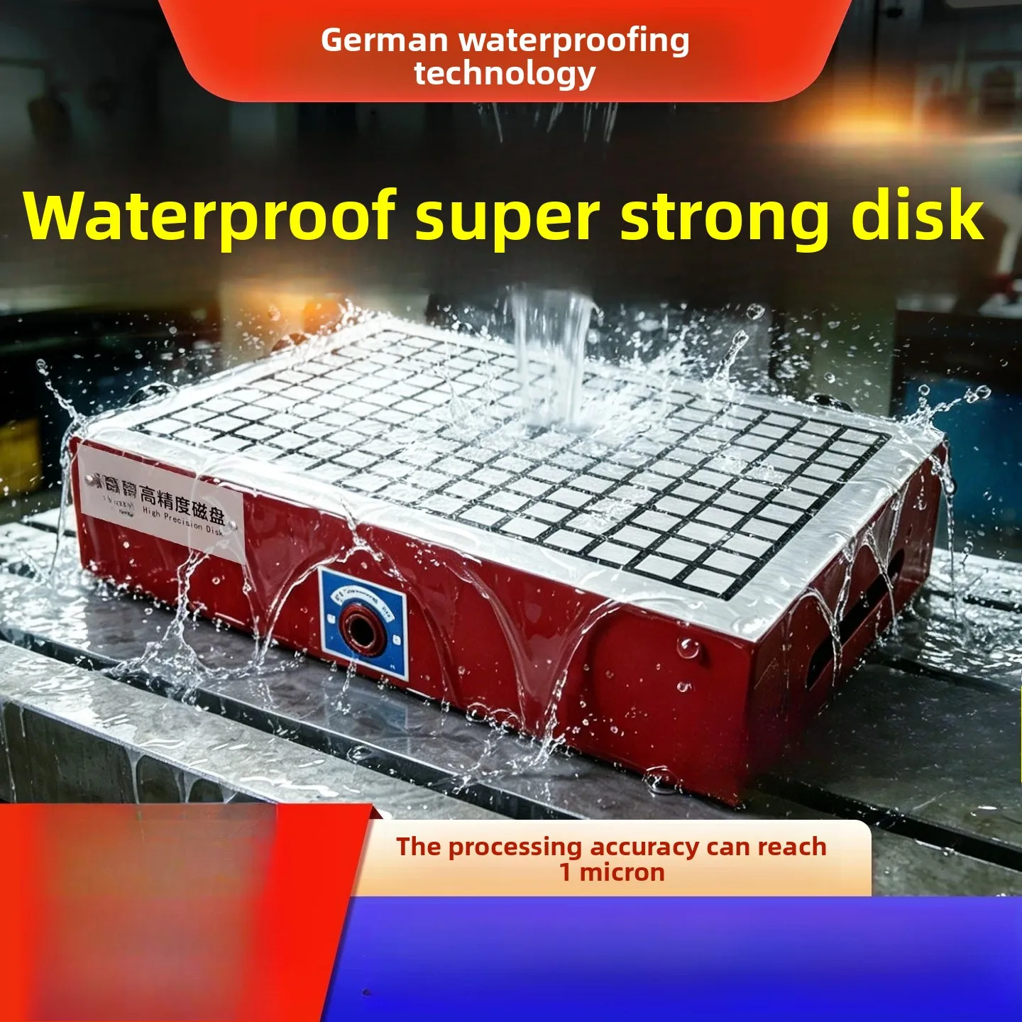 CNC Super Strong Grid Permanent Magnet Chuck Magnetic Plate For Machining Center Gantry Milling Machine