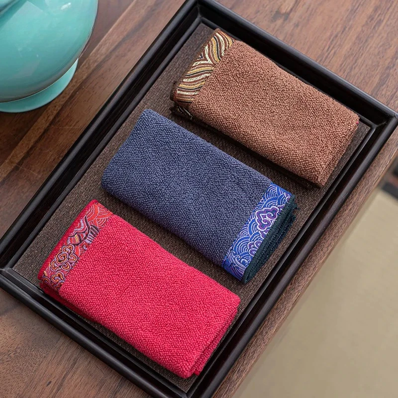 

Cotton And Linen Thickened Tea Towel Handmade Dish Towel Dishcloth Tea Napkins Tea Cloth Tableware Accessories Decoration Craft