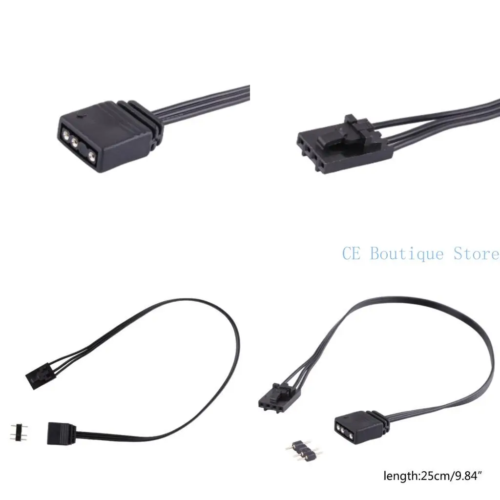 652F 4-контактный адаптер разъема Argb для RGB для стандартного кабеля ARGB 4PIN 5V
