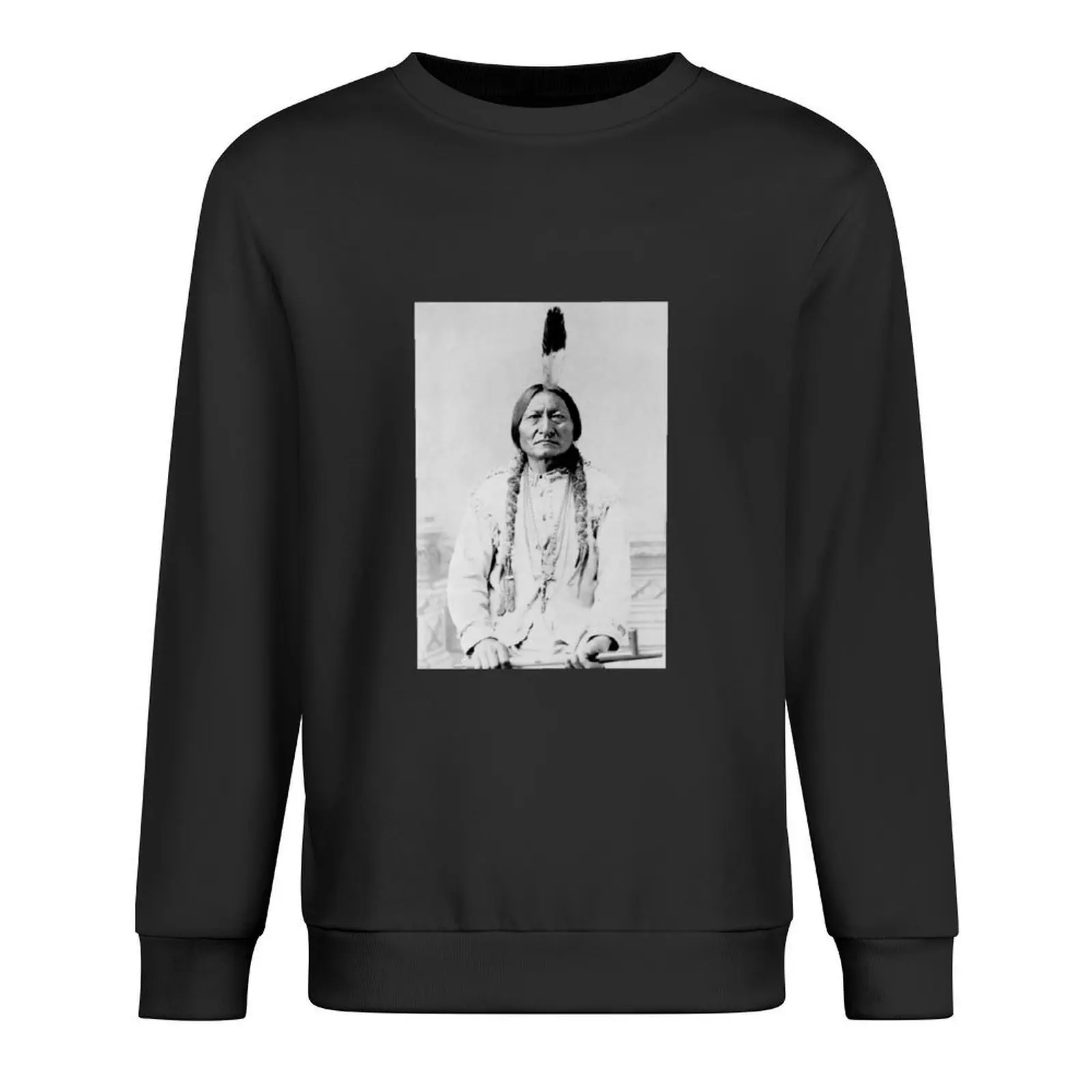 

Sitting Bull Pullover anime clothing men clothing fashion men tracksuit aesthetic sweatshirts