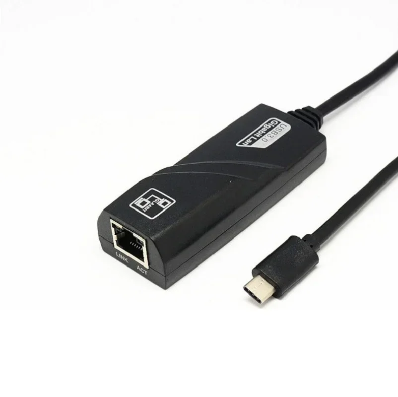 Сетевая карта адаптера USB 3.0 Typec C к RJ45 Lan Ethernet для ПК, Windows 10, Macbook