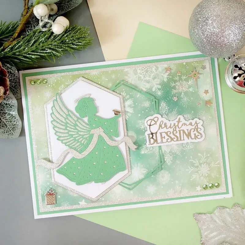 Angel Blessings Peaceful Dove Metal Cutting Dies for DIY Scrap Booking Crafts Dies Cut Stencils Maker Photo Album Template 2026