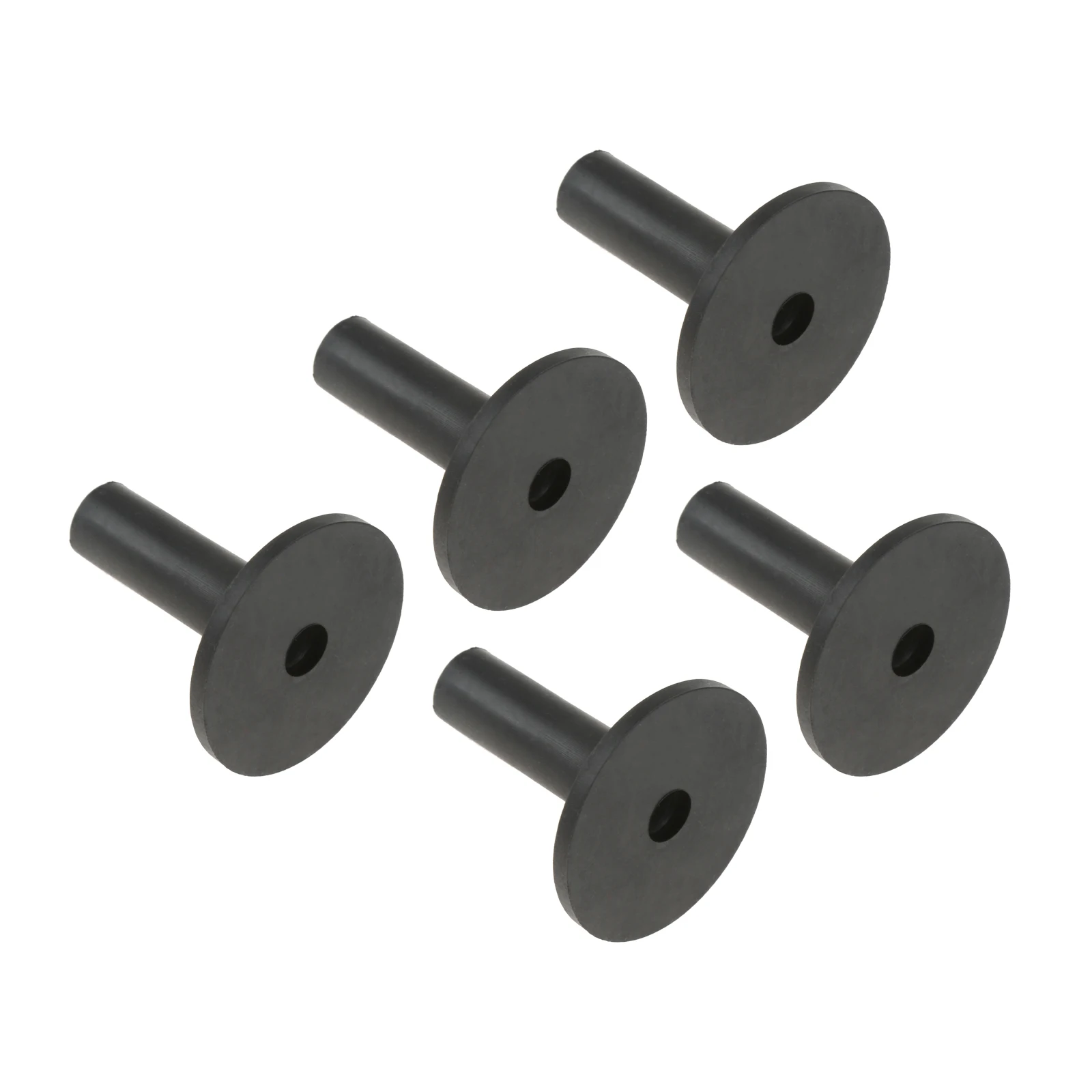 

5Pcs Golf Ball Holders Black Height 85mm Golf Rubber Ball Spikes Training Practice Tee for Driving Range and Mat Practicing
