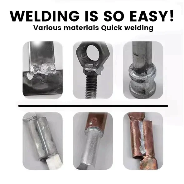 Baixa temperatura Universal Welding Wire Rod, Easy Melt Welding Rods por mais leve e jogos, Metal Alumínio Plástico Soldagem, 6pcs