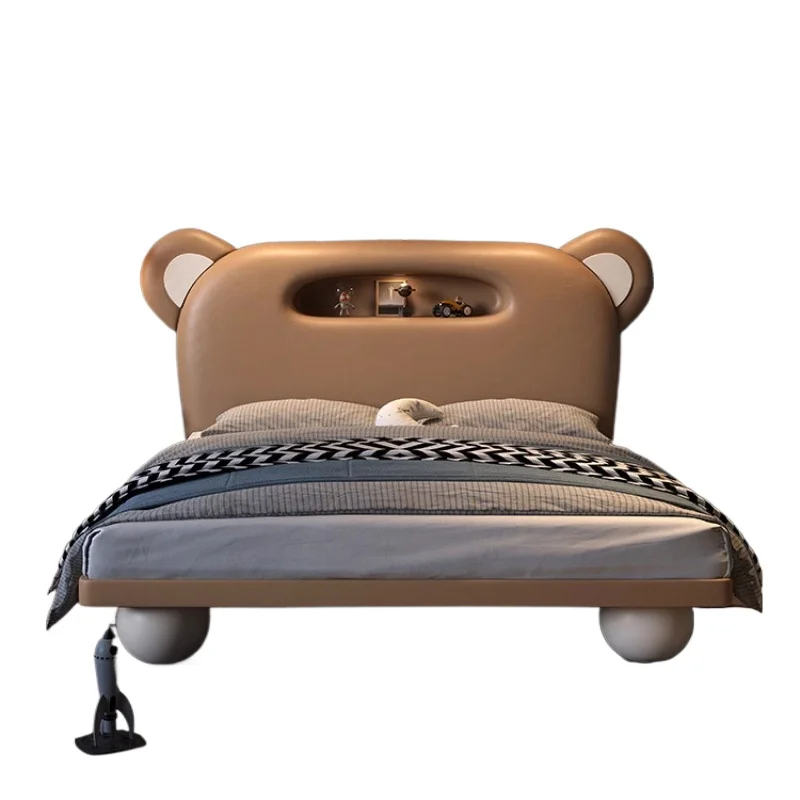 

Каркас детской кровати Deluxe, двойная крутая мультяшная милая мягкая простая детская кровать