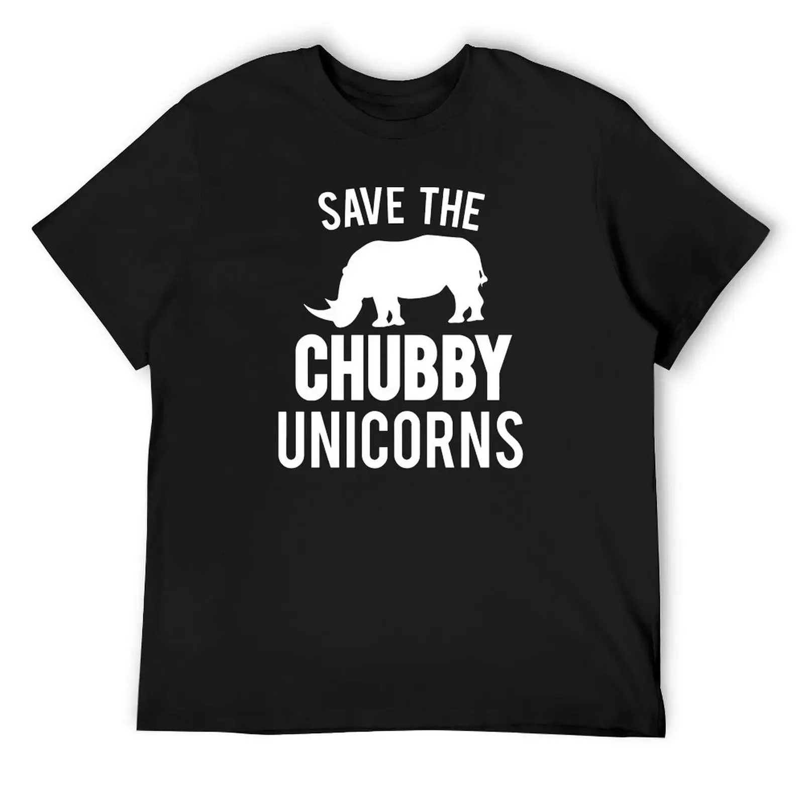 

Save The Chubby Unicorn T-Shirt man t shirt vintage t shirts funny shirt cotton korean fashion plain t shirts men