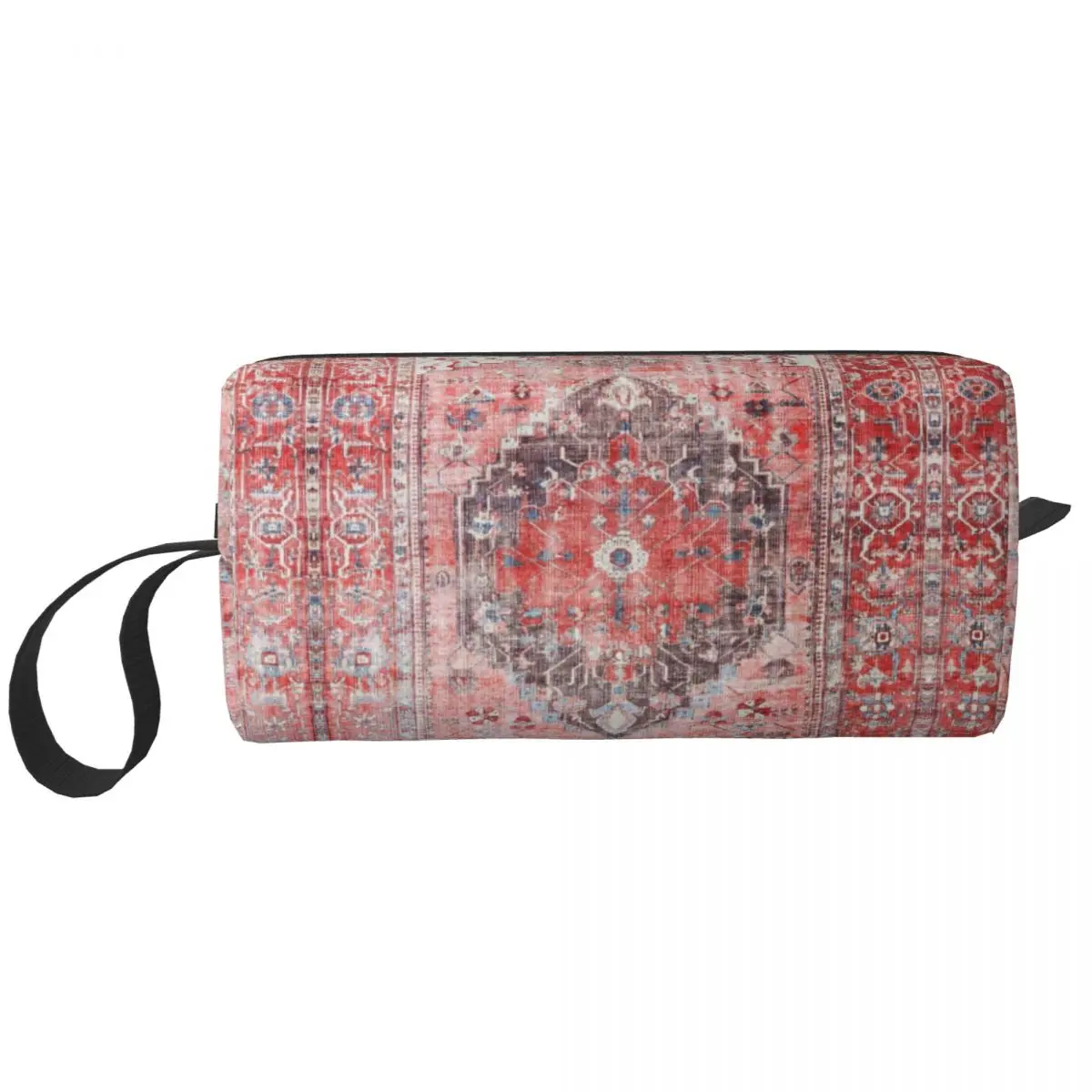 Custom Oriental Moroccan Style Artwork Travel Cosmetic Bag for Antique Bohemian Makeup Toiletry Lady Beauty Storage Dopp Kit