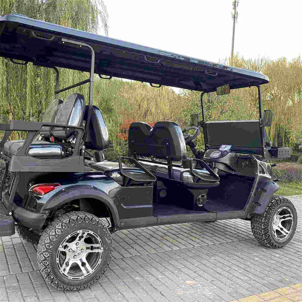 Custom 48V 72V Lithium Battery 5000W AC Motor Golf Carts Electric 4 6 8 Seater Golf Buggy Electric Golf Carts