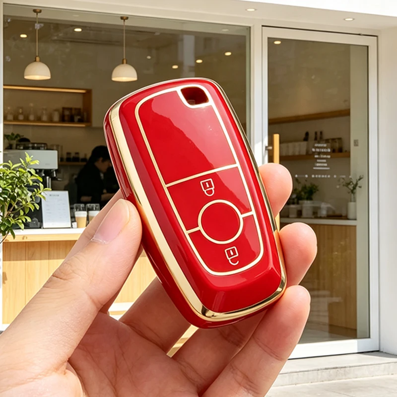 2 Buttons TPU Car Key Case Cover for Ford Explorer Mustang Fusion Escape F150 F250 F350 F450 F550 Ford Raptor 2020 2021