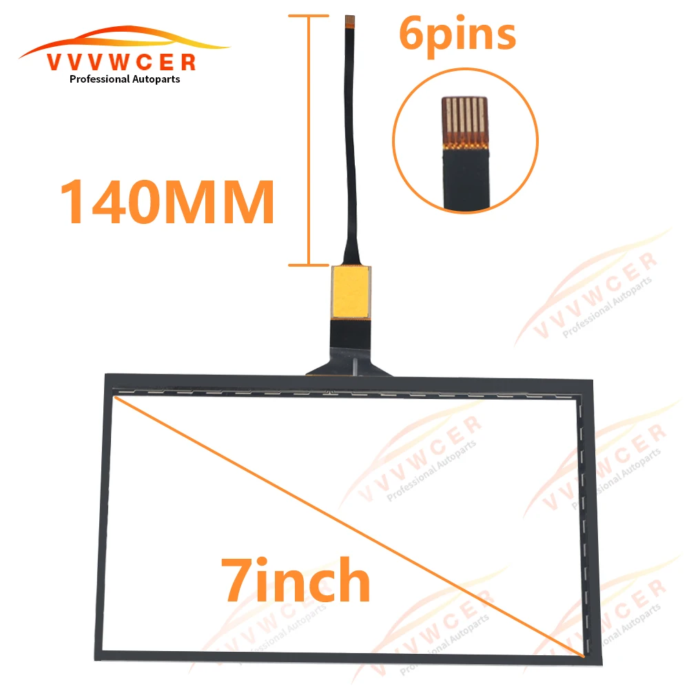 164*98mm 7 inch Touch Screen Panel Digitizer Glass Sensor For Variety Android Car Radio Navigation