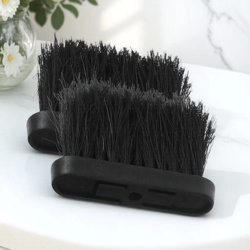 

2pcs Fireplace Brush Head Replacement, Heat-Resistant Bristles, Ash Coal Cleaning Tool, Kitchen Countertop Duster, Fireplace