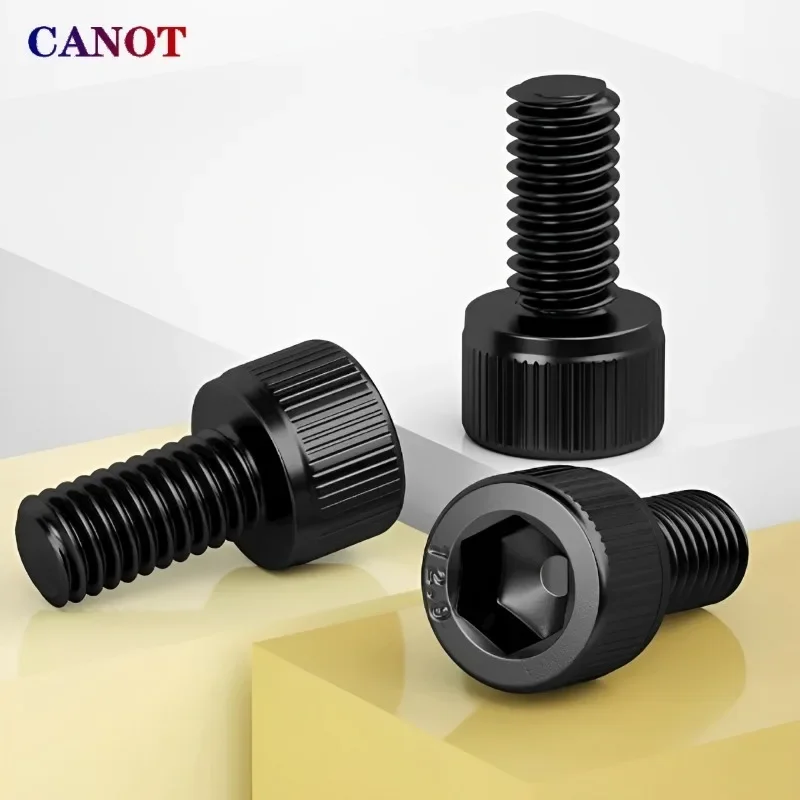 M2 M3 M4 M5 M6 M8 Hex allen Socket Cap Head Screw Black grade 12.9 Metric Diy Screws Furniture Bolts Furniture ship car