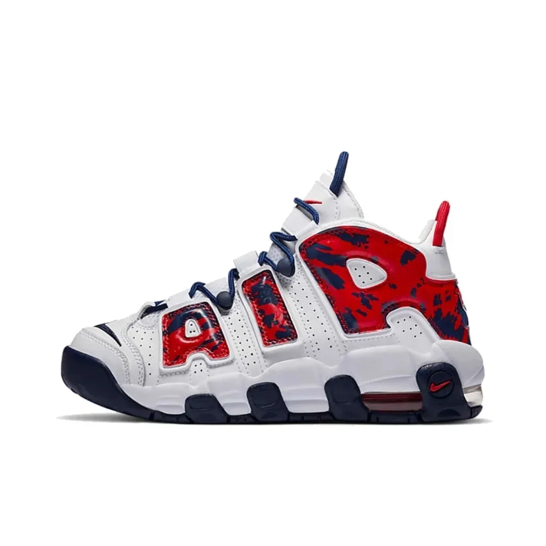 Nike Air More Uptempo Tide Sneakers Unisex Pneumatic Cushion Sports Basketball Shoes Personality Comfortable Versatile