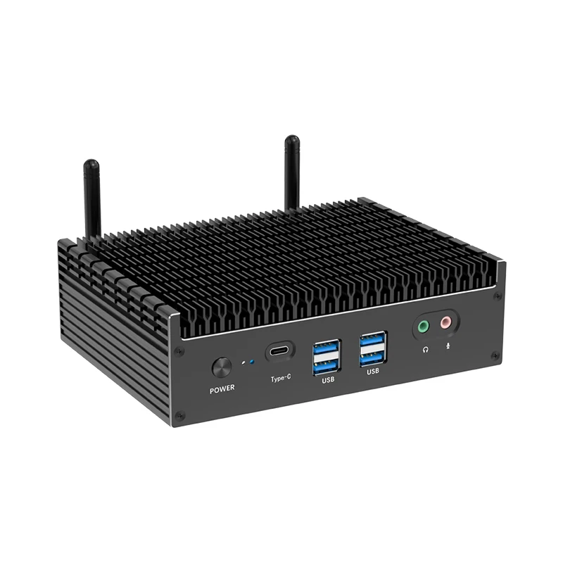 Min PC Intel i7-1355U i5-1335U Processor Dual-DDR4 2x M.2 NVME SSD Slots WiFi6 2x 2.5G Ethenret Thunderbolt 4 Windows11
