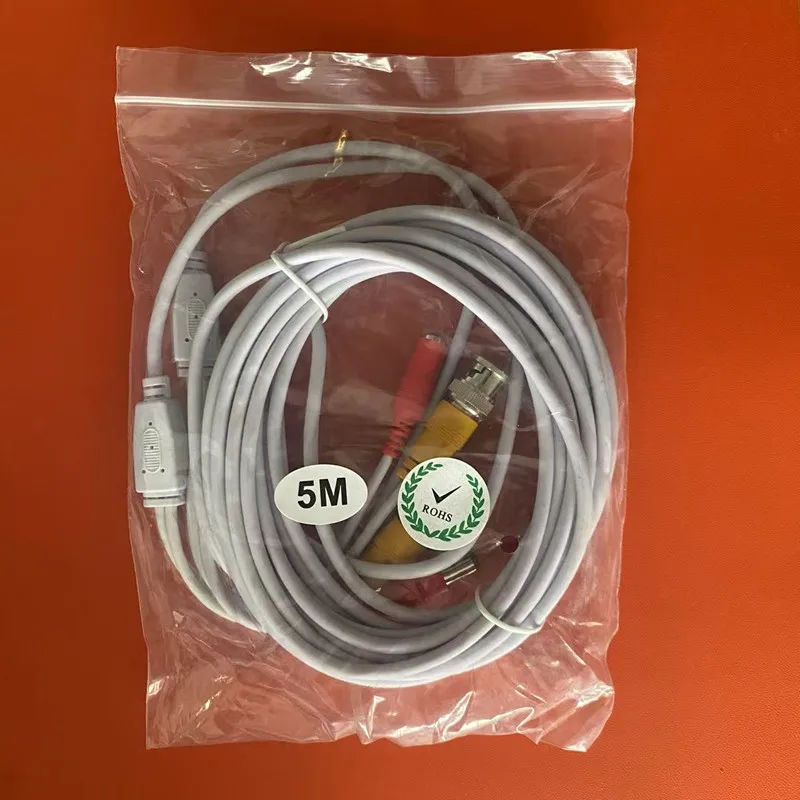 BNC Cable 5M-30M Analog AHD CCTV Surveillance Accessory BNC Video Power Cable for AHD Camera and DVR Kit