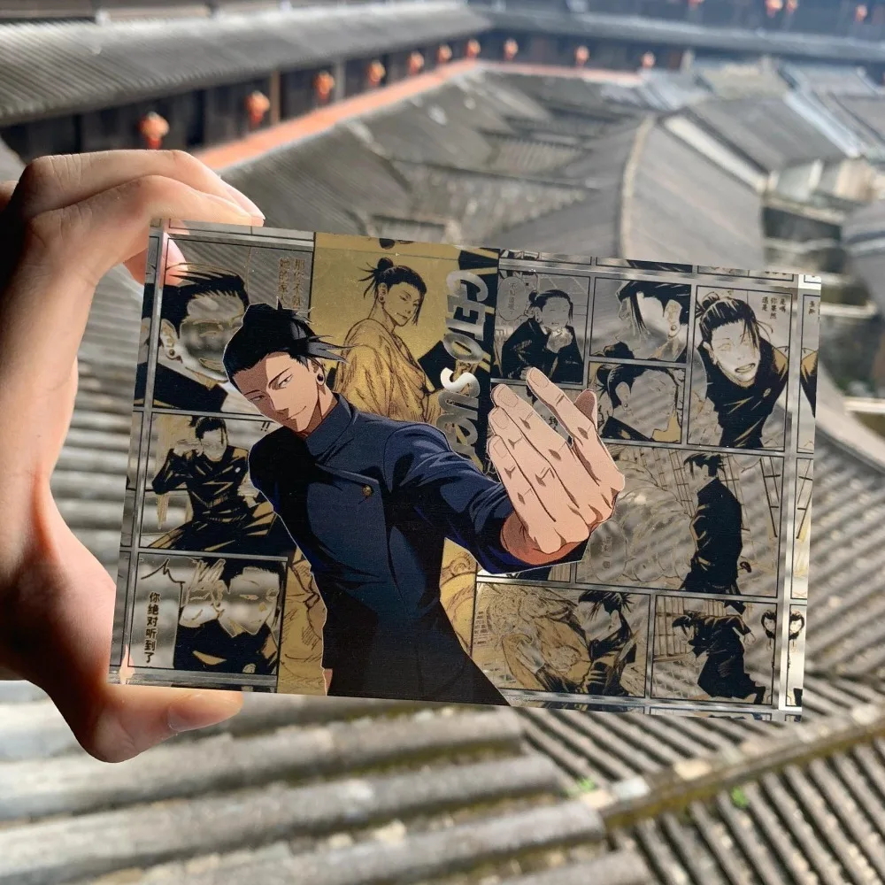 Jujutsu Kaisen 아크릴 벽돌 Gojo Satoru Geto Suguru 애니메이션 주변기기 패션 고화질 잘 조명된 데스크탑 Ornamen