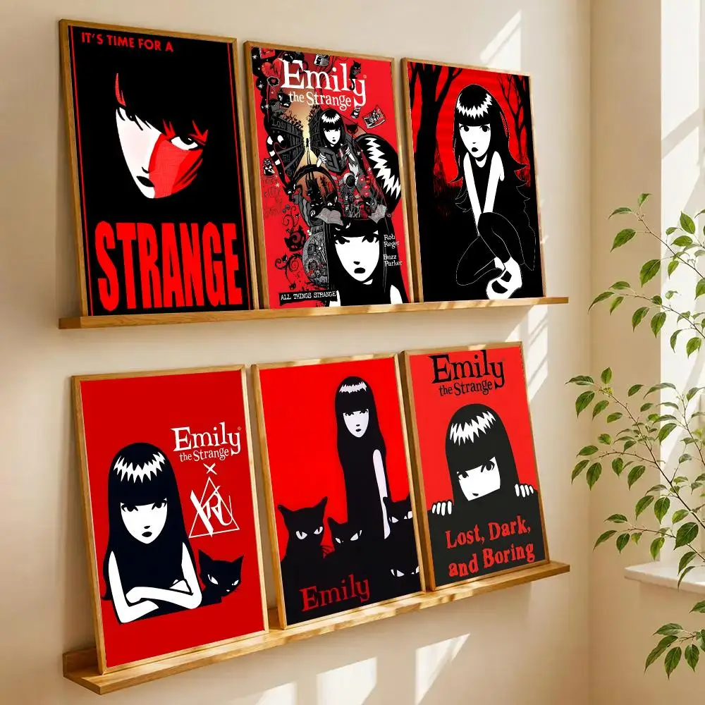 Emily The Strange Poster High-definition Waterproof Poster Stickers Suitable For Bedroom Living Room Home Decoration