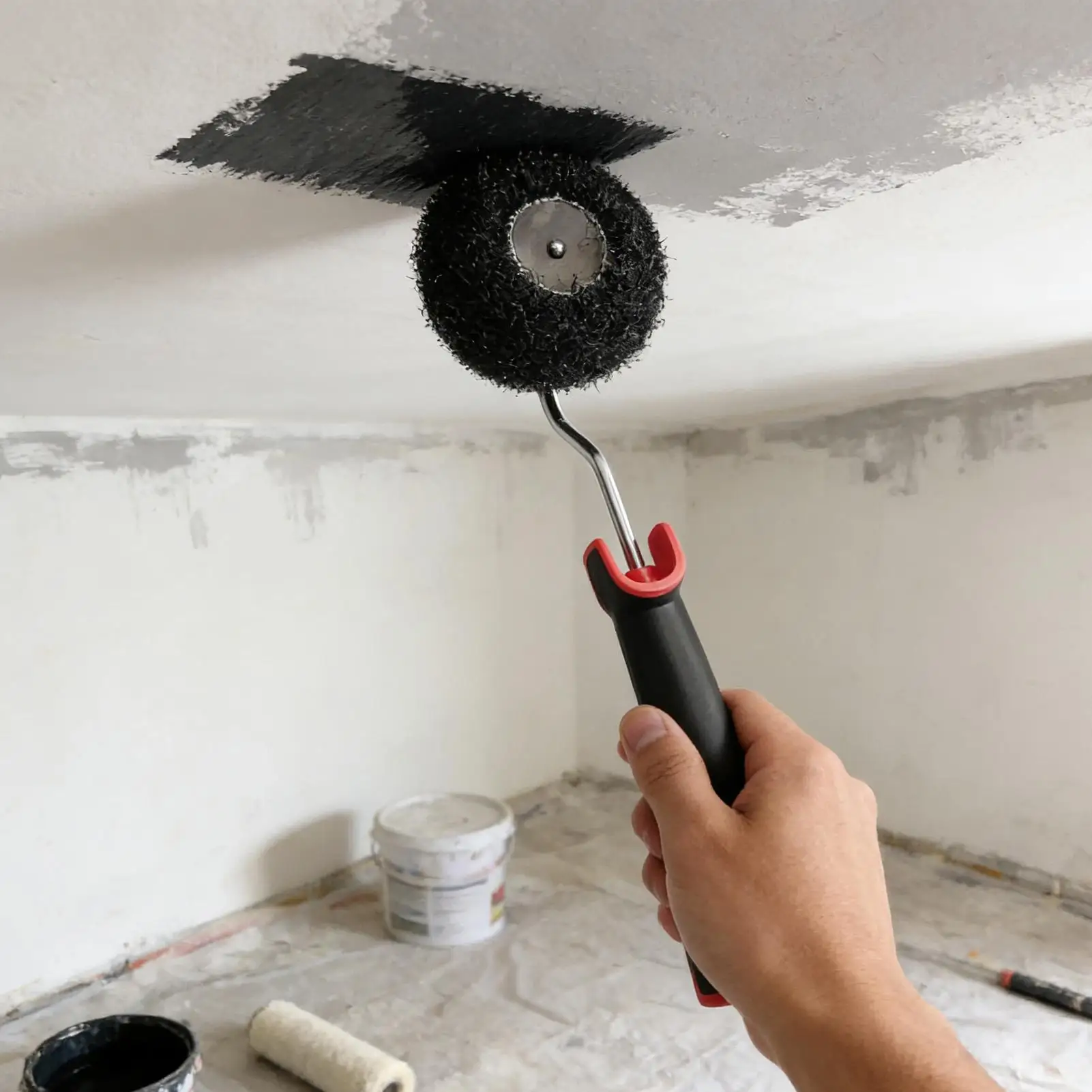 فرشاة طلاء الزاوية بزاوية قطع في بكرات قضيب للحواف اللوح زوايا السقف طلاء جدران لتقوم بها بنفسك تجديد المنزل