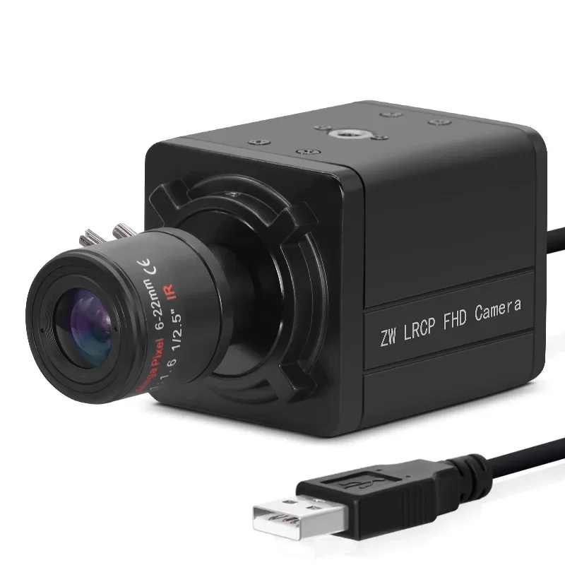 5600 2MP USB Camera 6-22mm M12 Varifocal Lens UVC AR0230 H.264 Wide dynamic 1080P Plug Play Mini Webcam for Machine vision