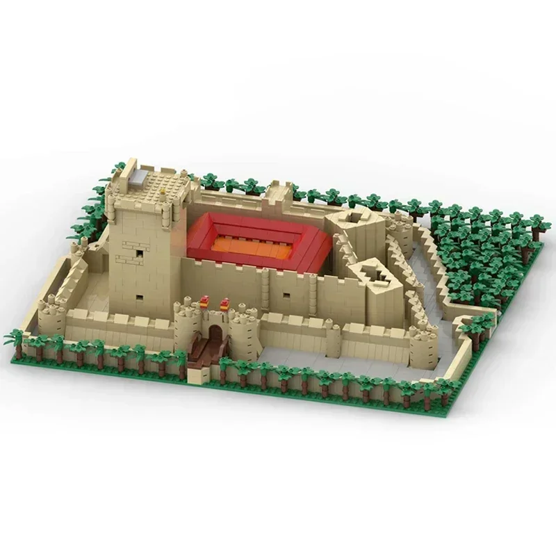 Medieval Fortress Model Moc Building Bricks Spanish Prison Castle Technology Modular Blocks Gift Christmas Toy DIY Sets Assembly
