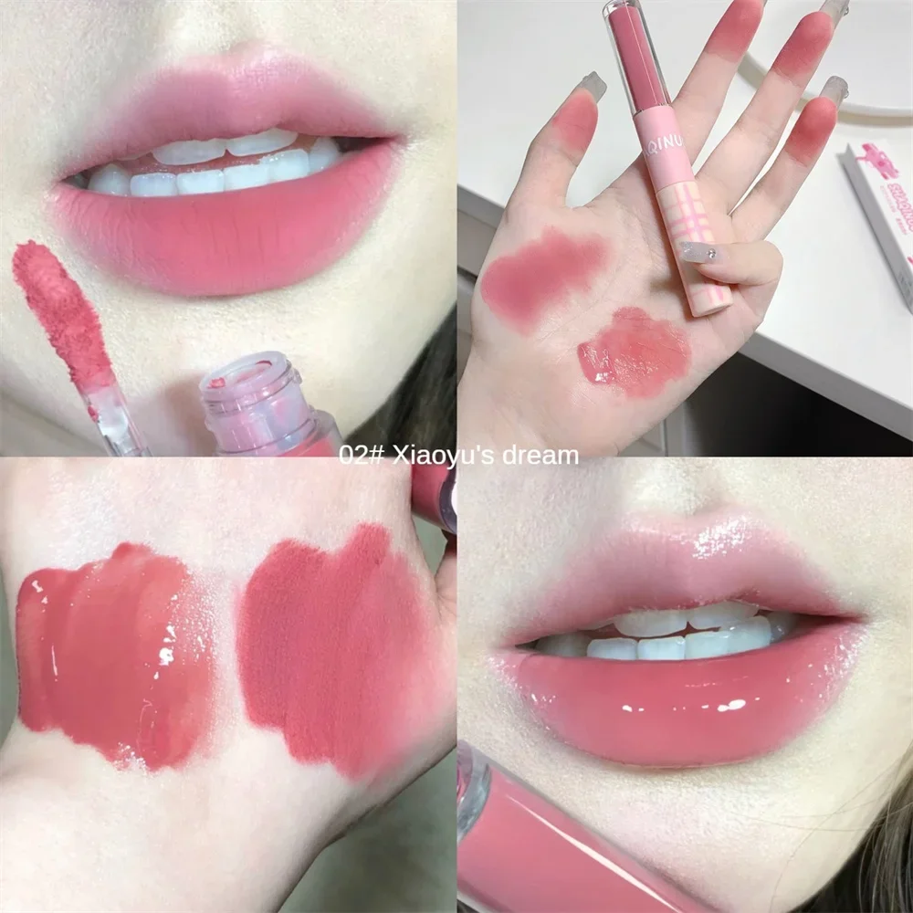 Heallor Spiegel Lippenstift helle Farben nicht leicht zu kleben Tasse Lippen schlamm Schönheit charmante und lebendige Farben Make-up-Set Durchbruch f