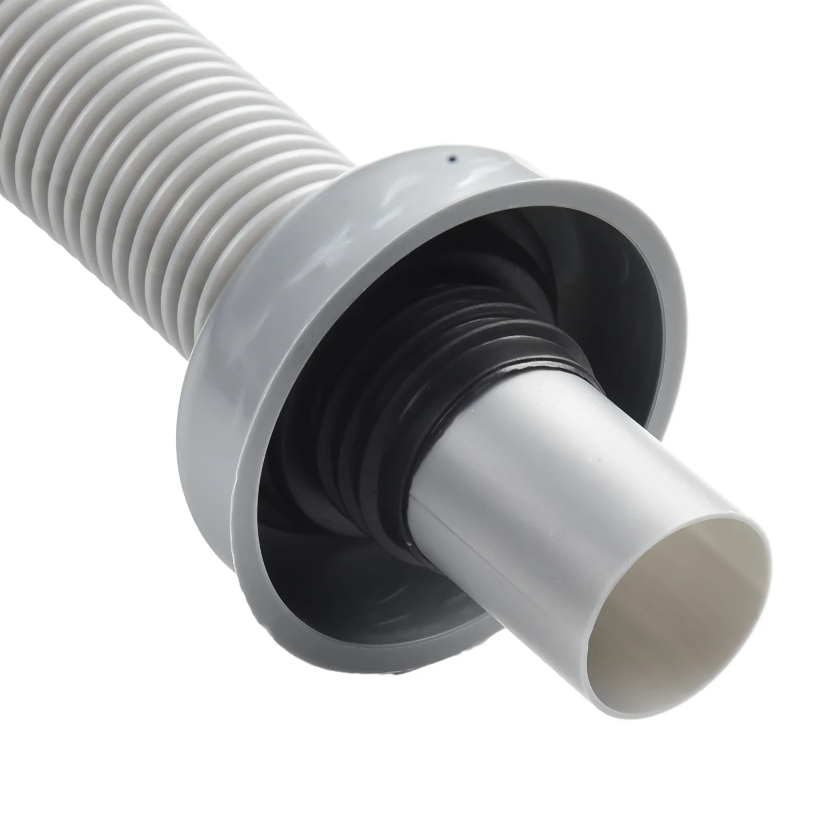 Convenient Ushaped Drain Pipe For Washbasin Sink Made Of Soft Material Arbitrary Bending Easy Installation Gray