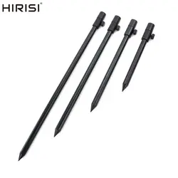 Hirisi 2 X Carp Fishing Bank Sticks Aluminium Black Rod Pod Diameter 16mm Fishing Accessories